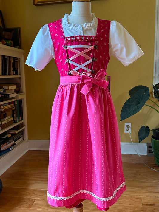 Isar Trachten Double Pink Dirndl