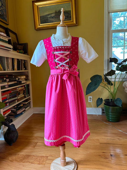 Isar Trachten Double Pink Dirndl