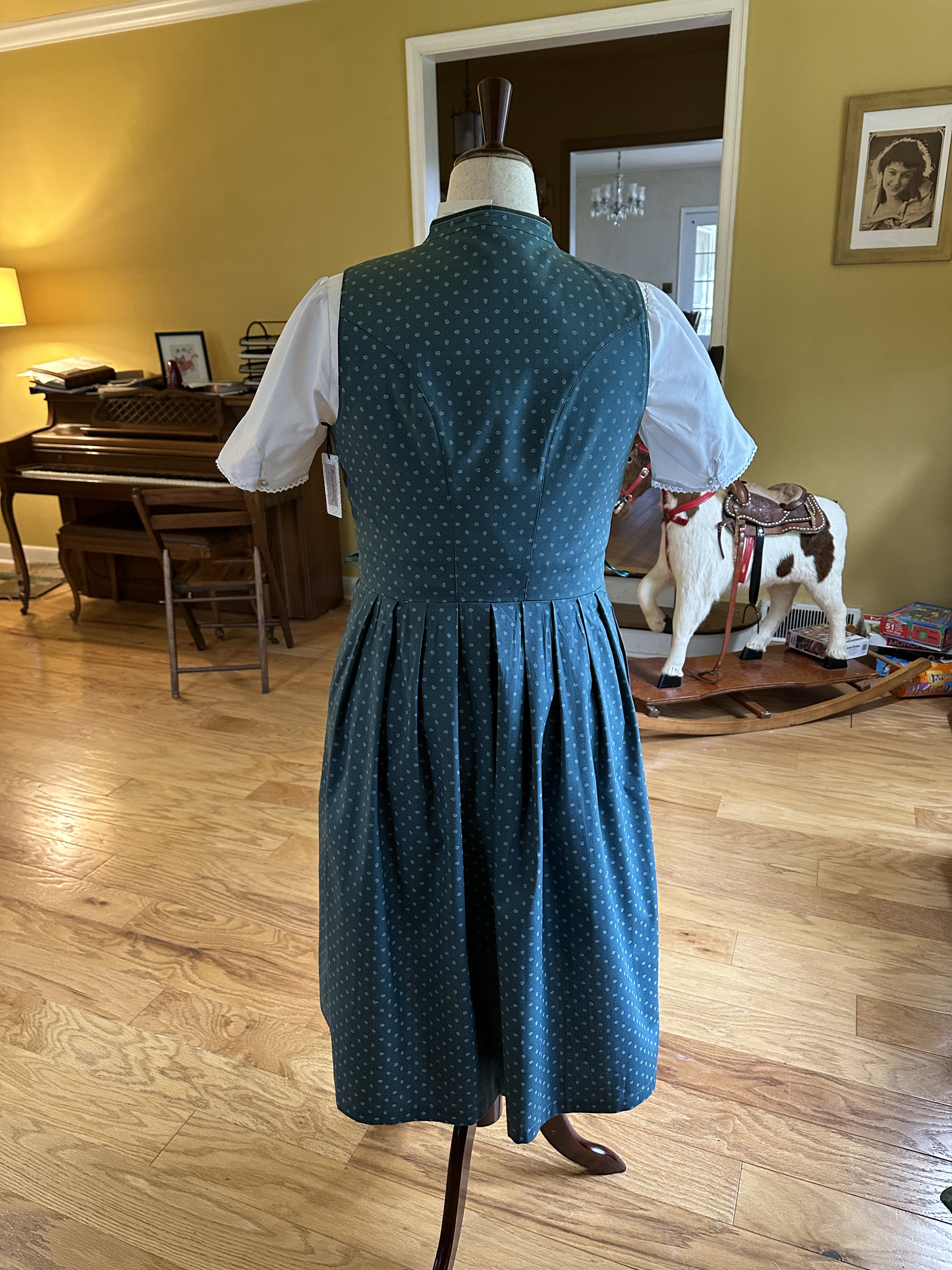 Heimatgwand "Linda" Dirndl in "Petrol"/Teal
