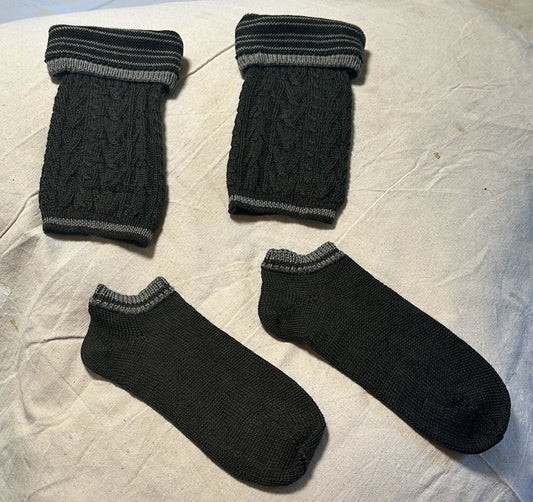 Men's Socks Moss Green