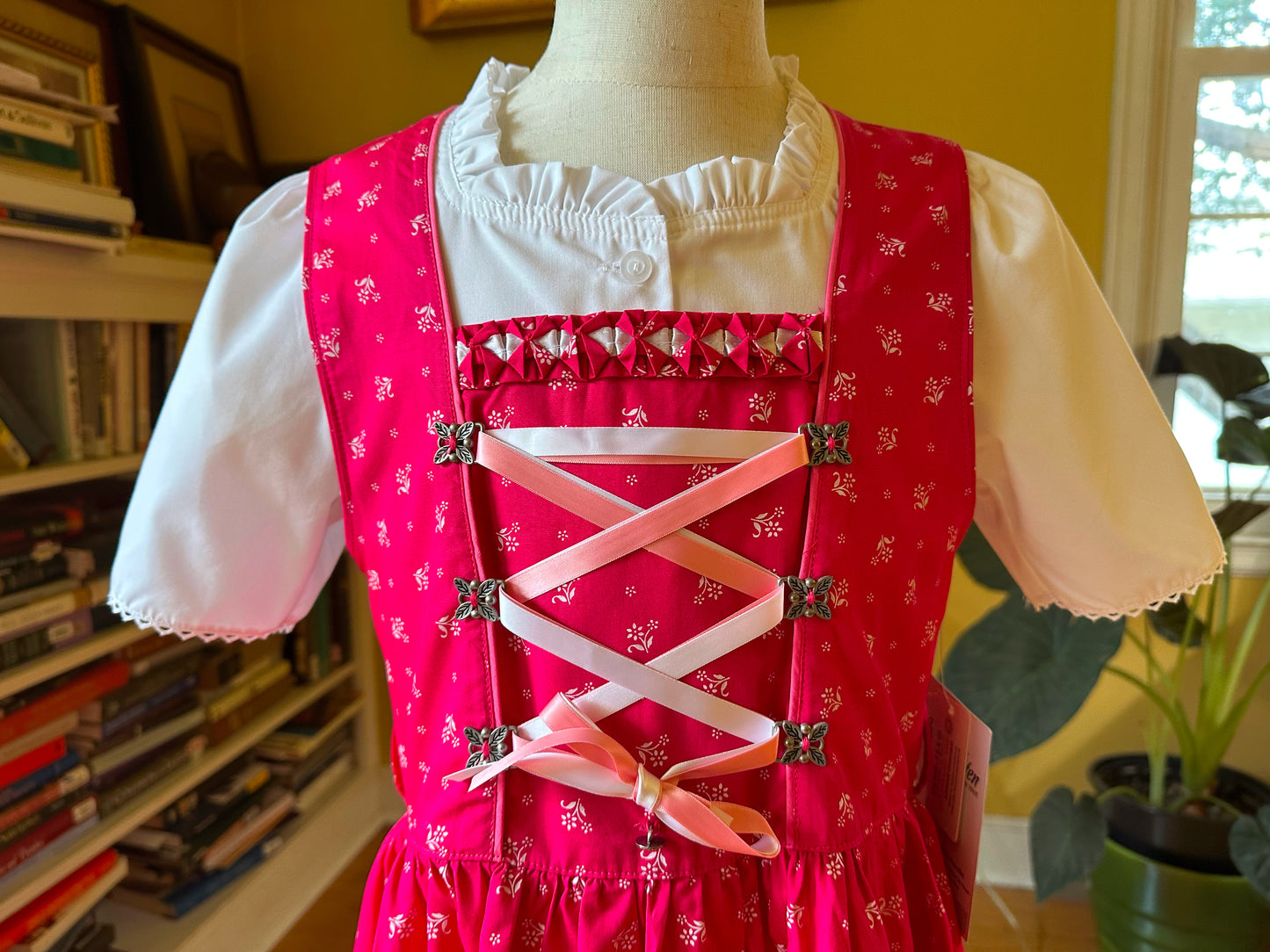Isar Trachten Double Pink Dirndl